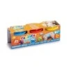 Carioca Baby Do Pacote com 3 Pastas de Modelar - Super Leve - Elástico - Maleável - Ideal para Primeiras Experiências Táteis