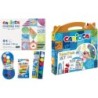 Carioca Painting Set Pack with 12 Watercolors, 6 Temperas and 6 Solid Temperas + Pad with 20 A4 Sheets - Assorted Colors
