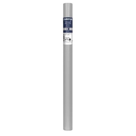 Canson Rollo de Papel Seda 17g/m² - Rollo de 50x500cm - Ideal para Manualidades y Decoracion - Color Plata