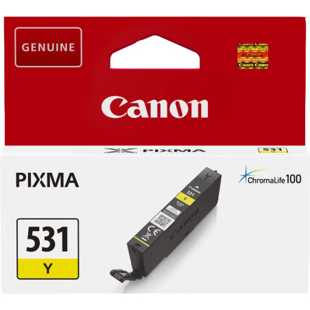 Canon CLI531 Tinteiro Amarelo Original - 6121C001/CLI531Y