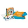 Conjunto de jogos Carioca Baby Art Set com 12 produtos para bebês - 1 folha de papel, 1 avental impermeável, 1 escova para