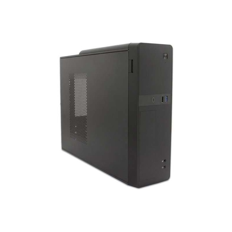 CoolBox T310 Slim Caixa Torre Micro ATX, Mini ITX - HDD tamanho 2,5", 3,5" - USB-2.0, USB 3.0, USB-C - Fonte de alimentação 500W