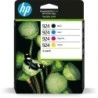 HP 924 Pack de 4 Tinteiros Original Preto, Amarelo, Magenta e Ciano - 6C3Z1NE