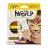 Carioca Mask Up Animals Pack de 3 Colores para la Piel - Colores Brillantes - Lavables - Base Agua - Incluye Dos Tutoriales