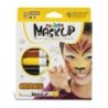 Carioca Mask Up Animals Pacote com 3 cores de pele - Cores vivas - Lavável - À base de água - Inclui dois tutoriais passo a
