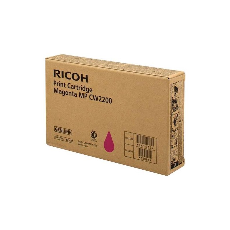 Ricoh Aficio MP-CW2200SP Tinteiro Magenta Original - 841637/MP CW2200M