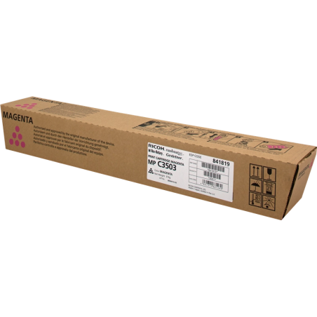 Ricoh Aficio MP-C3003/MP-C3004/MP-C3503/MP-C3504/MP-C4504/MP-C5504/MP-C6004 Amarillo Cartucho de Toner Original - 841818/841814