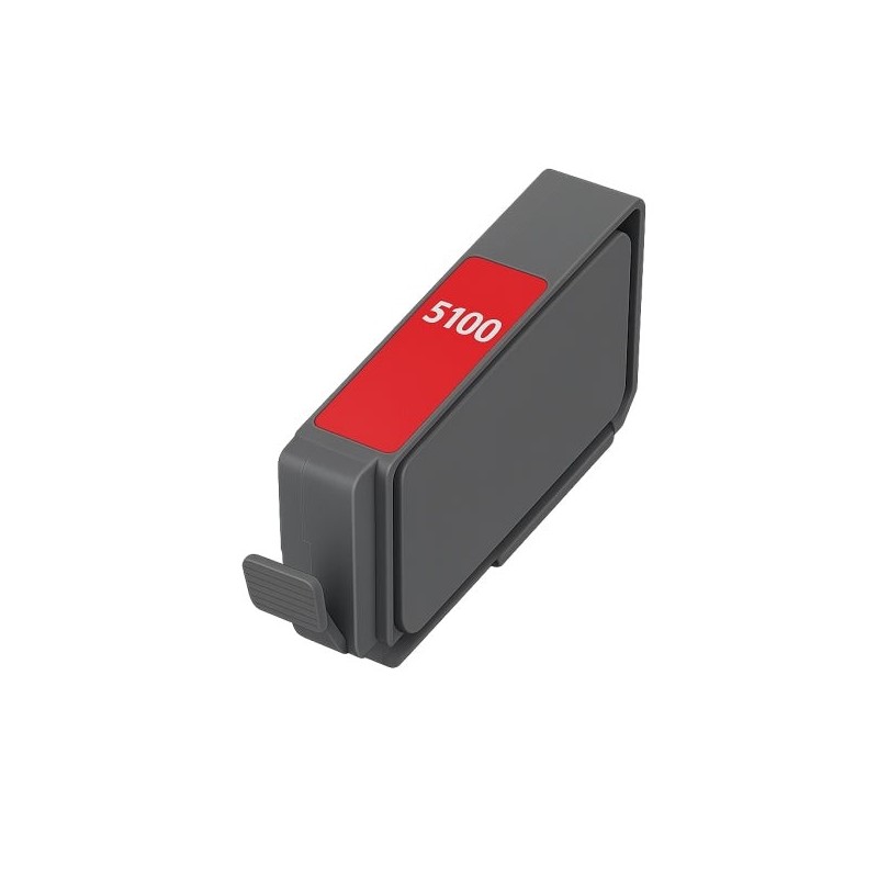 Canon PFI5100 Rojo Cartucho de Tinta Pigmentada Generico - Reemplaza PFI5100R/6958C001