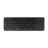 Coolbox TEW01-BK Wireless Keyboard Touchpad - PC, TV - Black