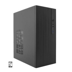 Coolbox M460 Caja MicroATX - Tamaño Disco Soportado 3.5", 2.5" - USB-C 3.2 Gen1 y Audio - Fuente de Alimentación 500W - Color