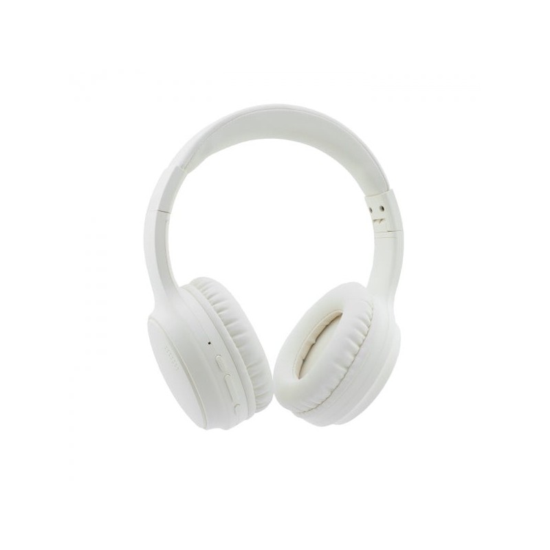 Écouteurs Bluetooth Coolbox AIR-40 - ANC - 25 heures d'autonomie - Pliable - Couleur Blanc