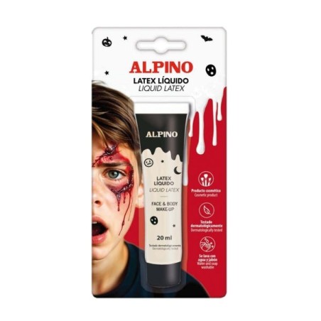 Alpino Bote de Latex Liquido 20ml - Al Secarse Queda con Textura de Goma - Seca en Minutos - Flexible -
