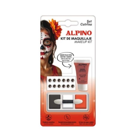 Alpino Catrina Makeup Set - Washes with Soap and Water - Dermatologically Tested - Assorted Colors