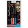 Alpino Make-up Liquid Liner Pack com 2 Frascos de Maquiagem Líquida com Aplicador - Lava com Água - Testado Dermatologicamente