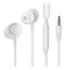 NGS CROSS DRIFT Auriculares Intra-auriculares com Microfone - Jack 3.5mm - Botão Multifunção - Cor Branco