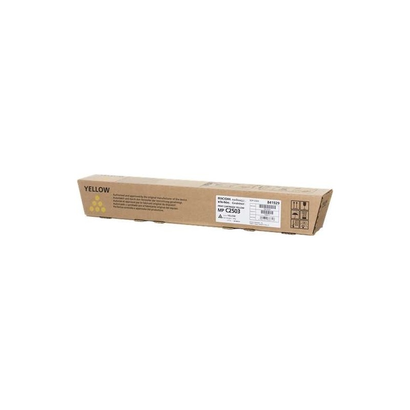 Ricoh Aficio MP-C2503SP/MP-C2003SP/MP-C2011SP Amarillo Cartucho de Toner Original - 841929