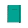 Dohe Color Vives Cahier à spirale A5 100 feuilles quadrillage 5 mm - Couverture rigide imprimée en couleur et laminé brillant