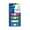 Dohe Pack de 4 Mini-Indices Adhésifs Repositionnables de 50 unités chacun - Mesures 12x45mm - Distributeur avec 4 Couleurs