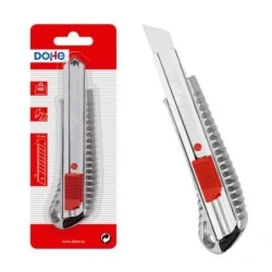 Dohe Stainless Steel Cutter - Cut-off Steel Blades - Blade Locking System - Individual Blister