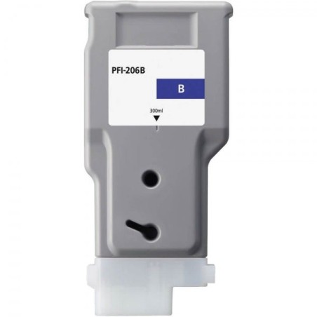 Canon PFI206 Tinteiro Azul Pigmentado Genérico - Substitui PFI206B/5311B001