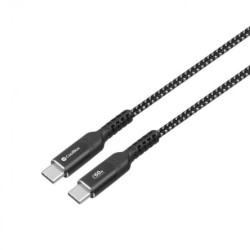 CoolBox USB-C to USB-C 3,2 Cable - 60W - Length 1,2m - Color Black