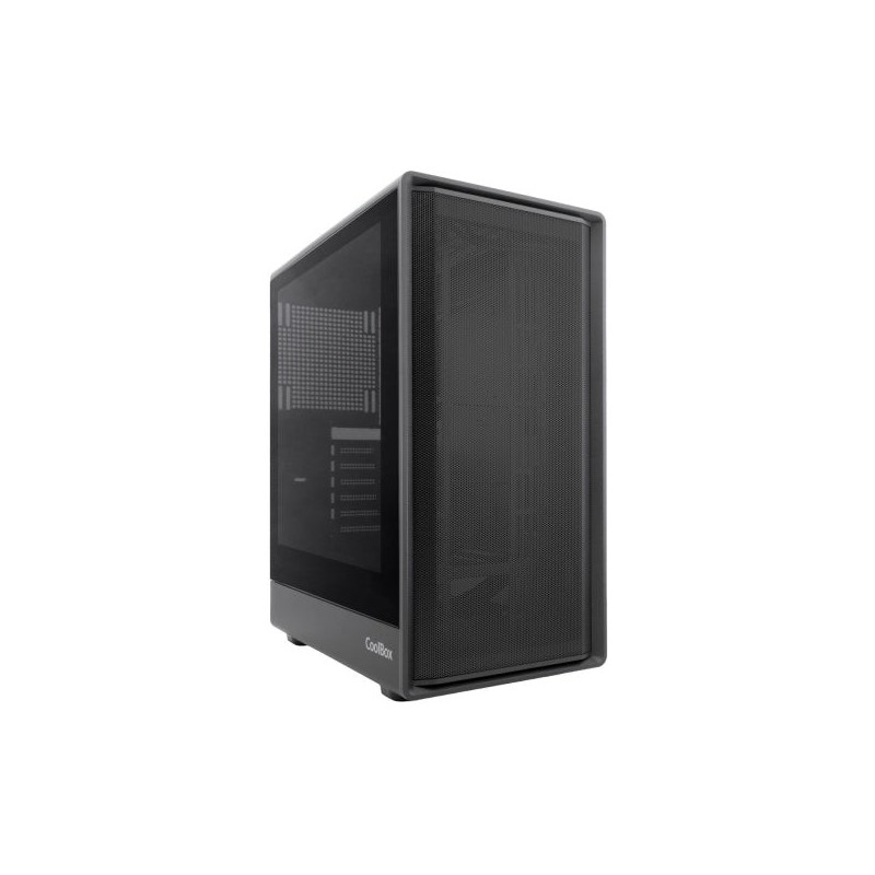 CoolBox Gaming GA700 Darkface Caja Torre ATX - 1 x USB C 3.2 1 x USB A 3.2 1X USB A 2,0 1 x Audio + Micro - Color Negro