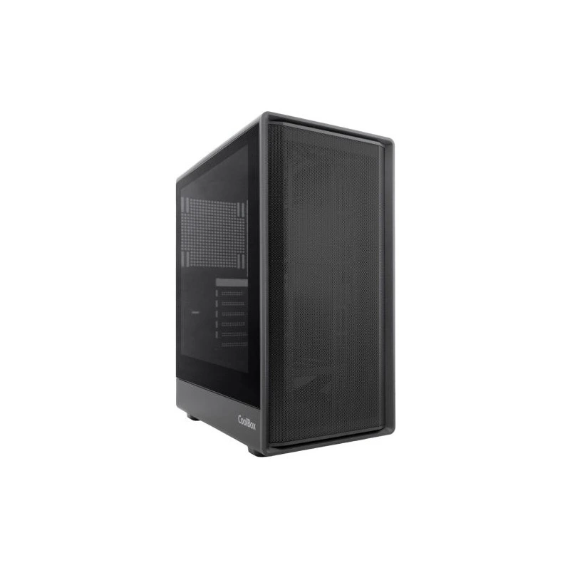 CoolBox Gaming GA700 Darkface Caja Torre ATX - 1 x USB C 3.2 1 x USB A 3.2 1X USB A 2,0 1 x Audio + Micro - Color Negro