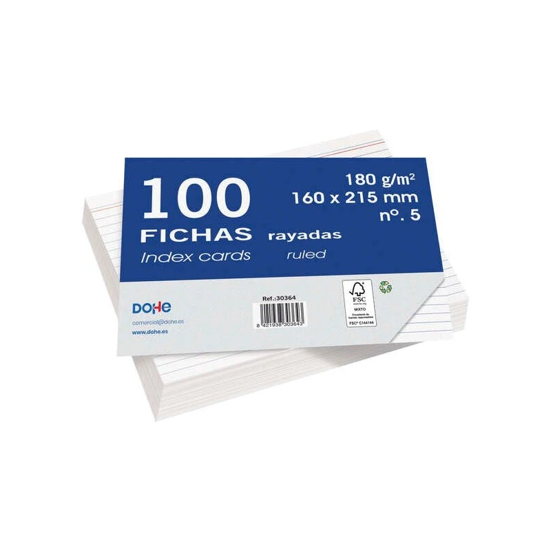 Chips Cartolina Offset Branco Dohe 180g - 100 Unidades - Governado