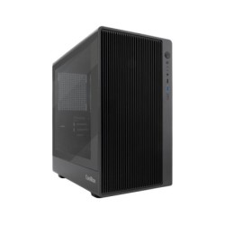 CoolBox Gaming GM350 Darkface Caja Torre MicroATX - 1 x USB C 3.2 1 x USB A 3.2 1X USB A 2,0 1 x Audio + Micro - Color Negro