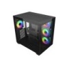 Cooler Master Elite 681 Caja Semitorre ATX/MicroATX/Mini-ITX - 4 Ventiladores 120mm RGB - Vista Panoramica - Doble Camara