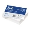 Dohe Jetons de Papier Cartonné Offset Blanc - 180g - Paquet de 100 Unités - Lisse