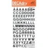 Apli Transferable Letters Black Capital Letters 10mm - Easy Application - 129 Characters - Water Resistant - Black