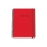 Dohe Colour Vives Cuaderno Espiral A5 100 Hojas Cuadricula 5mm - Tapa Dura Impresa a todo Color y Plastificada en Brillo