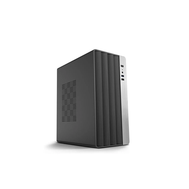 CoolBox M870 Caja Torre MicroATX - 1 x USB C 3.1 1 x USB A 3.1 1 x Audio + Micro - Fuente 500W - Color Negro