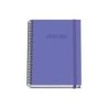 Caderno Espiral Dohe Color Vives A5 100 Folhas Grade de 5mm - Capa Dura Impressa em Cores e Laminado Brilhante - Faixas