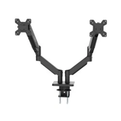 Coolbox M02D Soporte de Mesa con Brazos Articulados para 2 Monitores Hasta 32" - Giratorio e Inclinable - Piston de Gas - Peso