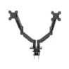 Coolbox M02D Soporte de Mesa con Brazos Articulados para 2 Monitores Hasta 32" - Giratorio e Inclinable - Piston de Gas - Peso