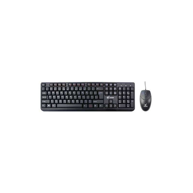 Cromad Pack USB Teclado + Raton 1000dpi 3 Botones
