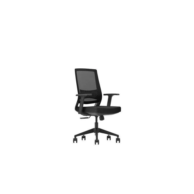Cadeira de escritório Cromad Senior Range SE2000 - Pistão a gás grau 4 - Apoio lombar - Encosto em malha - Apoios de braços