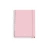 Dohe Serenity Cahier à Spirale A5 100 Feuilles Grille 5 mm - Couverture Rigide Imprimée en Couleur et Laminé Brillant - Bandes