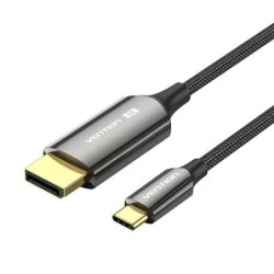 Cabo Vention USB-C para DisplayPort 8K - 2m - Trançado - Preto