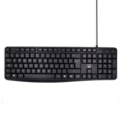 Ewent Office Wired Keyboard - 104 Keys - 1,35m USB-A Cable - Black Color