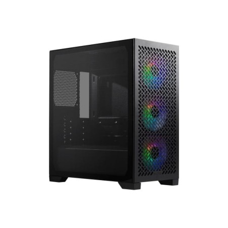 Caixa Cooler Master Elite 302 MicroATX - 3 ventoinhas ARGB de 120 mm - Janela lateral - Malha frontal - USB-C USB-A 3.5