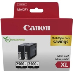 Canon PGI-2500XL Multipack of 2 Original Black Ink Cartridges - 9254B011
