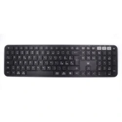 Ewent Wireless Keyboard - Energy Saving Mode - Italian QWERTY IT Layout - 1x AAA Battery (Included) - Range up to 10m - Black