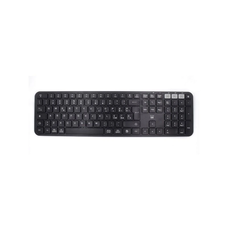 Ewent Teclado Inalambrico - Modo Ahorro de Energia - Disposicion Italiana QWERTY IT - 1x Bateria AAA (Incluida) - Alcance hasta