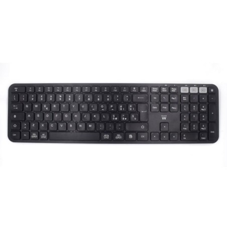 Teclado sem fio Ewent - Modo de economia de energia - Layout QWERTY IT italiano - 1x bateria AAA (incluída) - Alcance de até