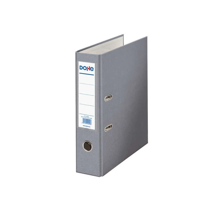 Dohe Classeur à Levier Format A4 - Dos Large 70mm - Œillet, Rado et Porte-étiquette sur le Dos - Carton Recouvert de