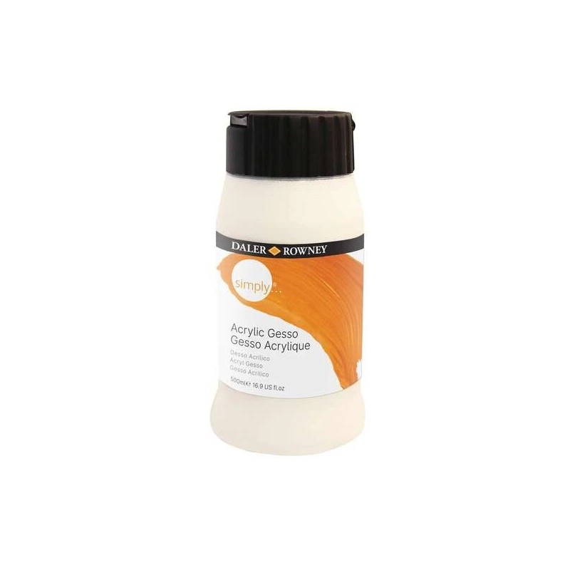 Daler Rowney Simply Plaster Primer Frasco 500ml - Branco