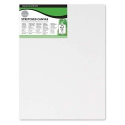 Daler Rowney Simply Cadre en toile 18 x 24 cm – Triple apprêt – Grain moyen – 100 % coton sans acide – 250 g